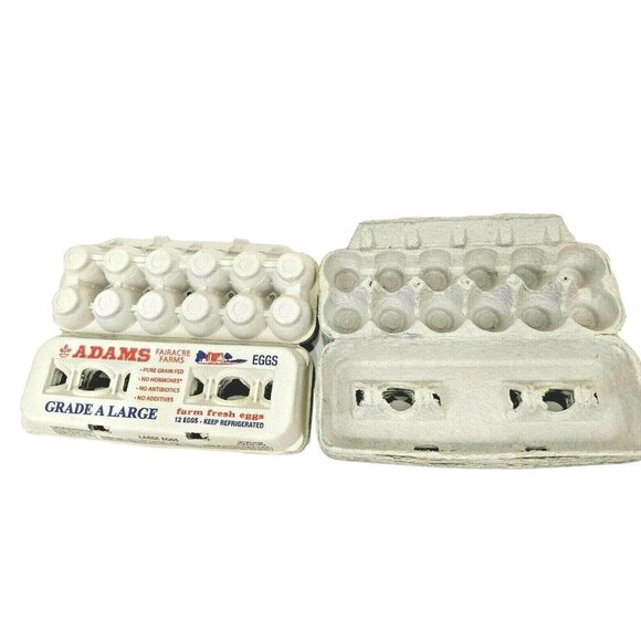 Reusable Egg Cartons For 12 Eggs Large Grade 6 Count Art Crafts Organization 47b - Picture 3 of 4